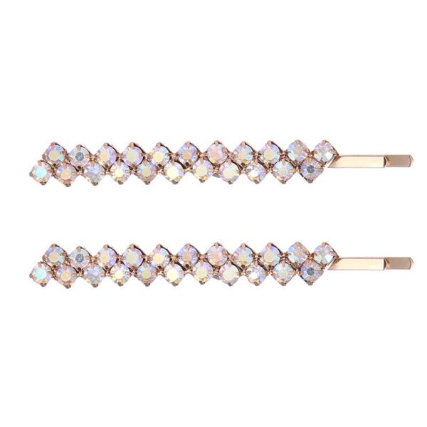 Diamond Claw Chain Hair Clip Bar Shaped Clip Wedding Hairware