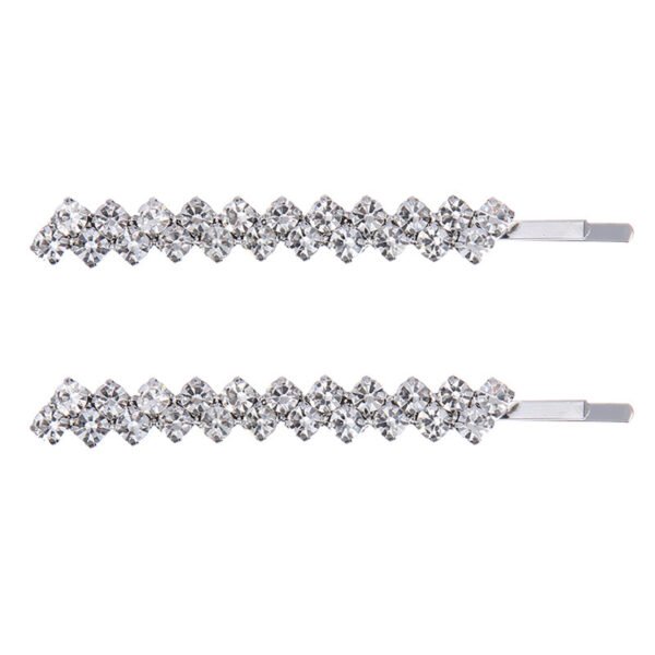 Diamond Claw Chain Hair Clip Bar Shaped Clip Wedding Hairware